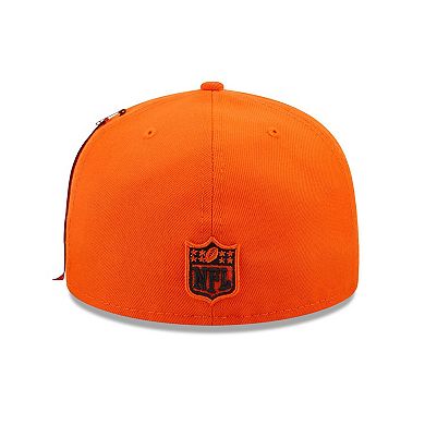 Men's New Era x Alpha Industries Orange Denver Broncos Alpha 59FIFTY Fitted Hat