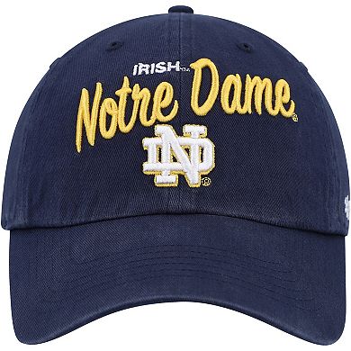 Women's '47 Navy Notre Dame Fighting Irish Phoebe Clean Up Adjustable Hat