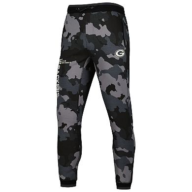 Unisex The Wild Collective Black Green Bay Packers Camo Jogger Pants