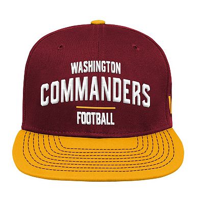 Preschool Burgundy Washington Commanders Lock Up Snapback Hat