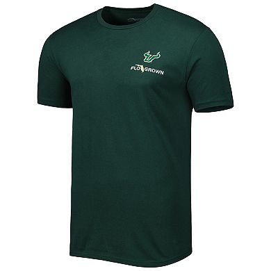 Men's Green South Florida Bulls Double Diamond Crest T-Shirt