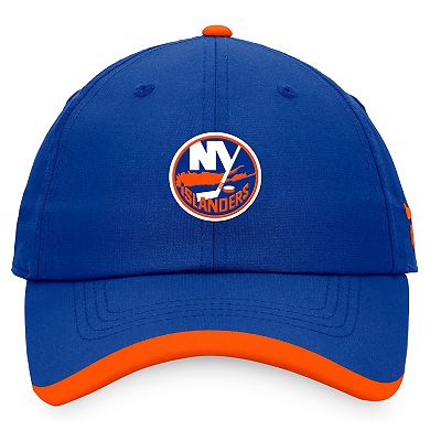 Men's Fanatics Branded Royal New York Islanders Authentic Pro Rink Pinnacle Adjustable Hat