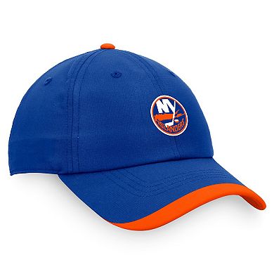 Men's Fanatics Branded Royal New York Islanders Authentic Pro Rink Pinnacle Adjustable Hat