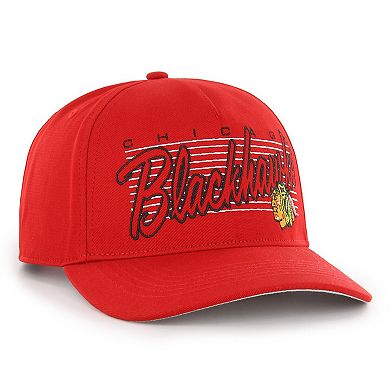 Men's '47 Red Chicago Blackhawks Marquee Hitch Snapback Hat