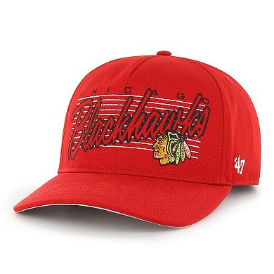 Men's '47 Red Chicago Blackhawks Marquee Hitch Snapback Hat