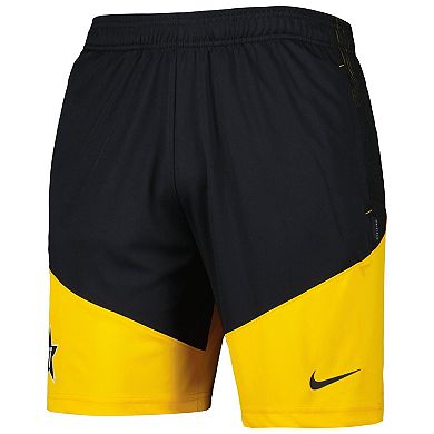 Men's Nike Black/Gold Vanderbilt Commodores Player Performance Lounge Shorts