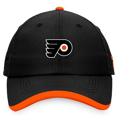 Men's Fanatics Branded Black Philadelphia Flyers Authentic Pro Rink Pinnacle Adjustable Hat