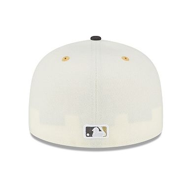 Men's New Era White/Charcoal New York Yankees 1977 MLB All-Star Game Chrome 59FIFTY Fitted Hat