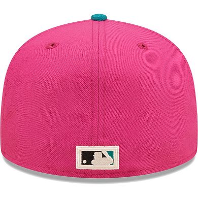 Men's New Era Pink/Green San Francisco Giants Cooperstown Collection 60th Anniversary Passion Forest 59FIFTY Fitted Hat