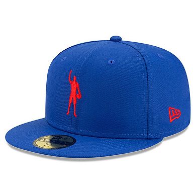 Men's New Era x Compound Royal Philadelphia 76ers Play For Change OTC 59FIFTY Fitted Hat