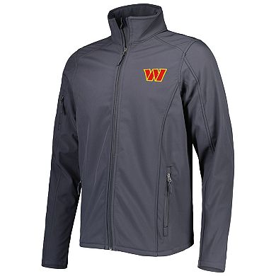 Men's Dunbrooke Charcoal Washington Commanders Sonoma Softshell Full-Zip Jacket