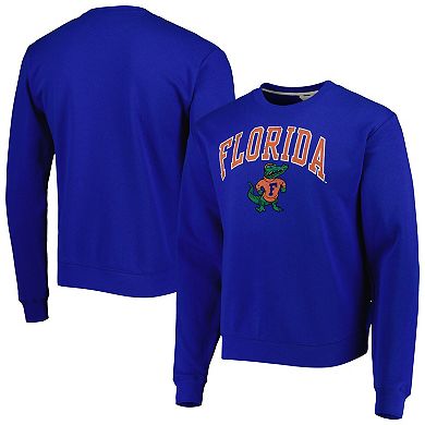 Men's League Collegiate Wear Royal Florida Gators 1965 Arch Essential Lightweight Pullover Sweatshirt