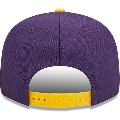Men's New Era White/Purple LSU Tigers Retro Sport 9FIFTY Snapback Hat