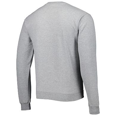 Men's League Collegiate Wear Heather Gray Auburn Tigers 1965 Arch Essential Fleece Pullover Sweatshirt