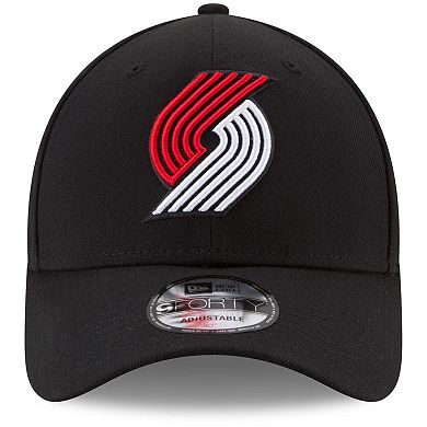Men's New Era Black Portland Trail Blazers Official The League 9FORTY Adjustable Hat