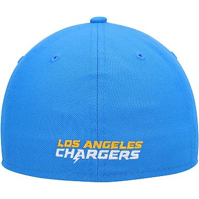 Men's New Era Powder Blue Los Angeles Chargers Logo Omaha Low Profile 59FIFTY Fitted Hat