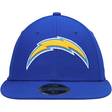 Men's New Era Royal Los Angeles Chargers Logo Omaha Low Profile 59FIFTY Fitted Hat