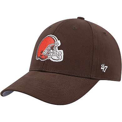 Preschool '47 Brown Cleveland Browns Team Logo MVP Adjustable Hat