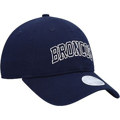 Women's New Era Navy Denver Broncos Collegiate 9TWENTY Adjustable Hat