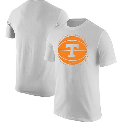 Men's Nike White Tennessee Volunteers Basketball Logo T-Shirt