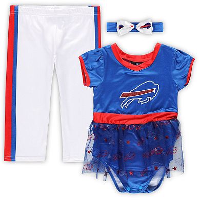 Infant Royal/White Buffalo Bills Tailgate Tutu Game Day Costume Set