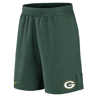 Men's Nike Green Green Bay Packers Stretch Woven Shorts