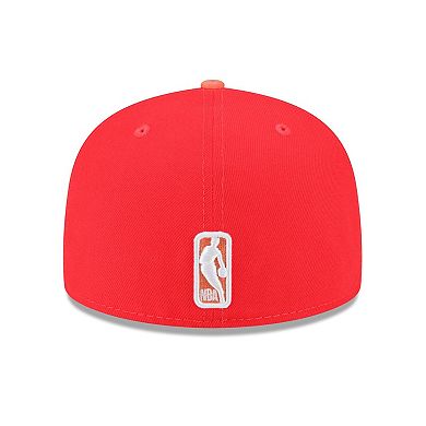 Men's New Era Red/Peach Toronto Raptors Tonal 59FIFTY Fitted Hat