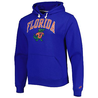 Men's League Collegiate Wear Royal Florida Gators Arch Essential Fleece Pullover Hoodie