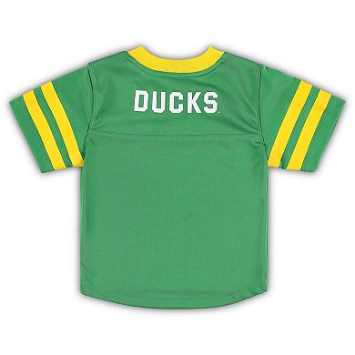 Infant Green/Yellow Oregon Ducks Red Zone Jersey & Pants Set