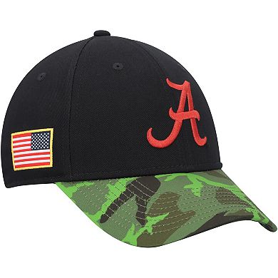 Men's Nike Black/Camo Alabama Crimson Tide Veterans Day 2Tone Legacy91 Adjustable Hat