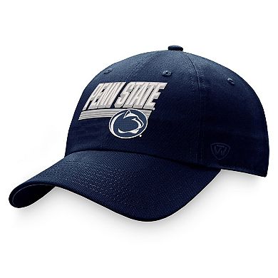 Men's Top of the World Navy Penn State Nittany Lions Slice Adjustable Hat