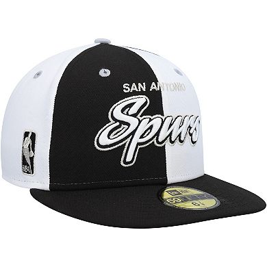 Men's New Era Black/White San Antonio Spurs Griswold 59FIFTY Fitted Hat