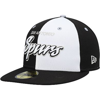 Men's New Era Black/White San Antonio Spurs Griswold 59FIFTY Fitted Hat