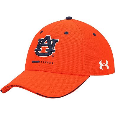 Men's Under Armour Orange Auburn Tigers Blitzing Accent Performance Flex Hat