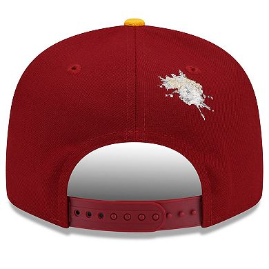 Men's New Era Burgundy/Gold Washington Commanders NFL x Staple Collection 9FIFTY Snapback Adjustable Hat