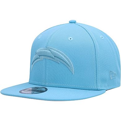Men's New Era Aqua Los Angeles Chargers Color Pack 9FIFTY Snapback Hat