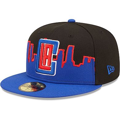 Men's New Era Royal/Black LA Clippers 2022 Tip-Off 59FIFTY Fitted Hat