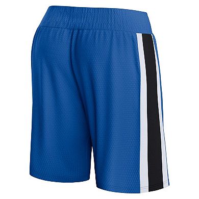 Men's Fanatics Branded Blue Orlando Magic Referee Iconic Mesh Shorts