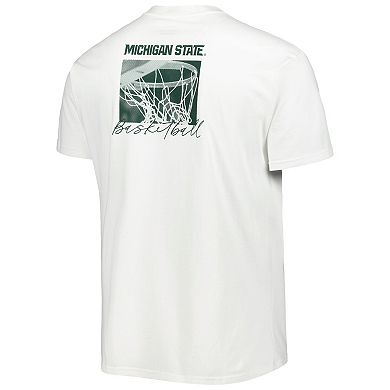 Men's Nike White Michigan State Spartans Basketball Movement Max90 T-Shirt