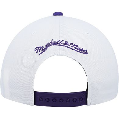 Men's Mitchell & Ness Yellow/Purple Chicago Bulls Day One Snapback Hat