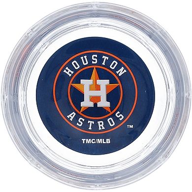 Houston Astros 10oz. Team Bottoms Up Squared Rocks Glass