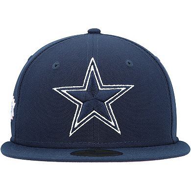 Men's New Era Navy Dallas Cowboys Super Bowl XXX Pop Sweat 59FIFTY Fitted Hat