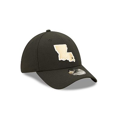 Men's New Era Black New Orleans Saints Elemental 39THIRTY Flex Hat