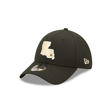 Men's New Era Black New Orleans Saints Elemental 39THIRTY Flex Hat