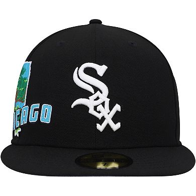 Men's New Era Black Chicago White Sox Stateview 59FIFTY Fitted Hat