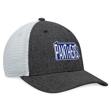 Men's Top of the World Charcoal/White Pitt Panthers Townhall Trucker Snapback Hat