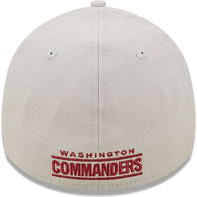 Men's New Era Gray Washington Commanders  Essential 39THIRTY Flex Hat