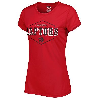Women's Concepts Sport Red/Black Toronto Raptors Badge T-Shirt & Pajama Pants Sleep Set