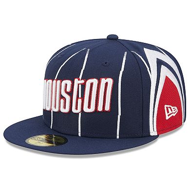 Men's New Era  Navy Houston Rockets 2022/23 City Edition Official 59FIFTY Fitted Hat