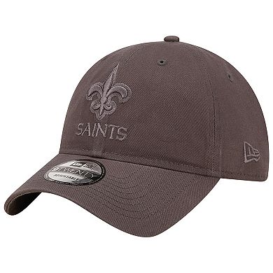 Men's New Era Graphite New Orleans Saints Core Classic 2.0 Tonal 9TWENTY Adjustable Hat